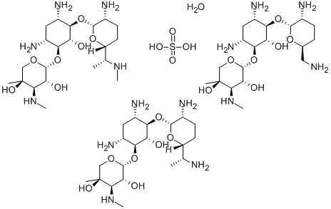 硫酸庆大霉素化学结构式